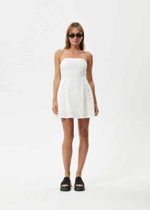 mini dresses-modern fashion statementAFENDS Womens Lilo - Strapless Mini Dress - White