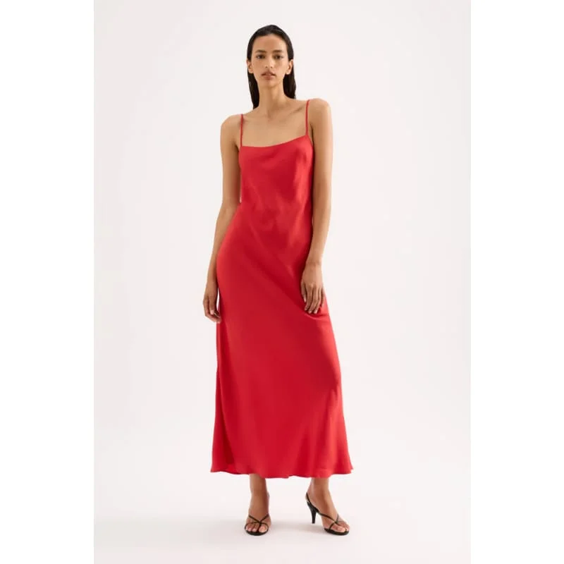 Summer satin evening maxi dresses-Greta Slip Maxi Dress | Chilli