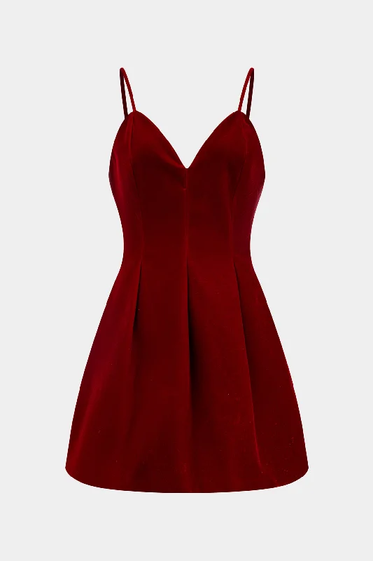 mini dresses-perfect fit for wedding eventsBackless Sleeveless Mini Dress