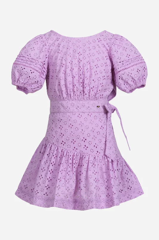 mini dresses-casual dressy chicKids Mini Dress Chantal - Lilac