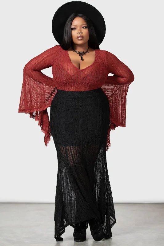 Casual plus size maxi dresses-Juliet's Betrayal Maxi Skirt [B] [PLUS] - Resurrect