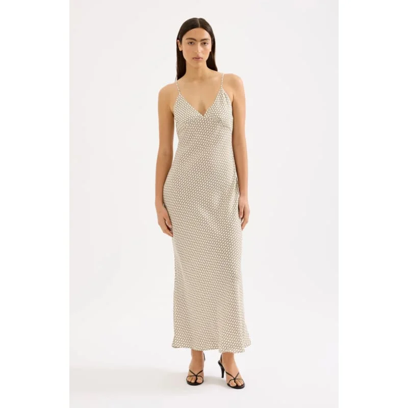 Sexy bodycon maxi dresses-Delphine Slip Maxi Dress | Delphine