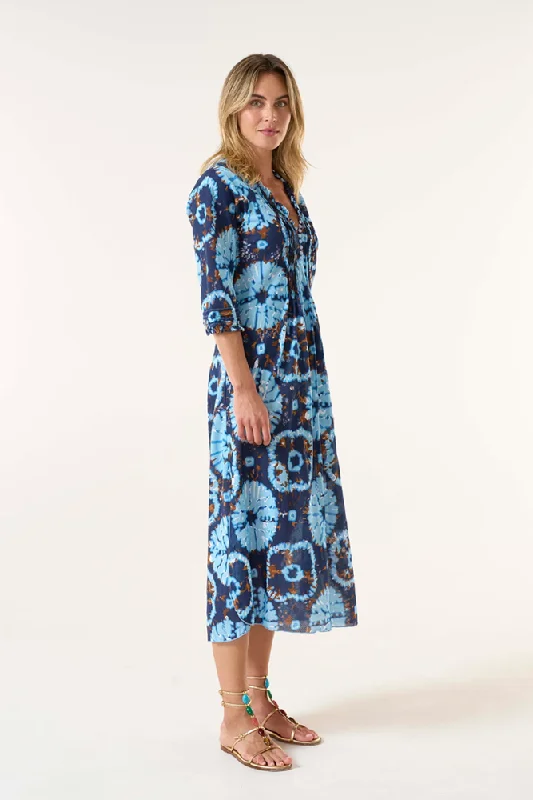 Formal long maxi dresses for special occasions-Long Poppy Camogli Dress By Oneseason