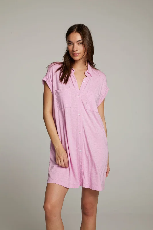 mini dresses-casual day to nightDowntown Pastel Lavender Mini Dress