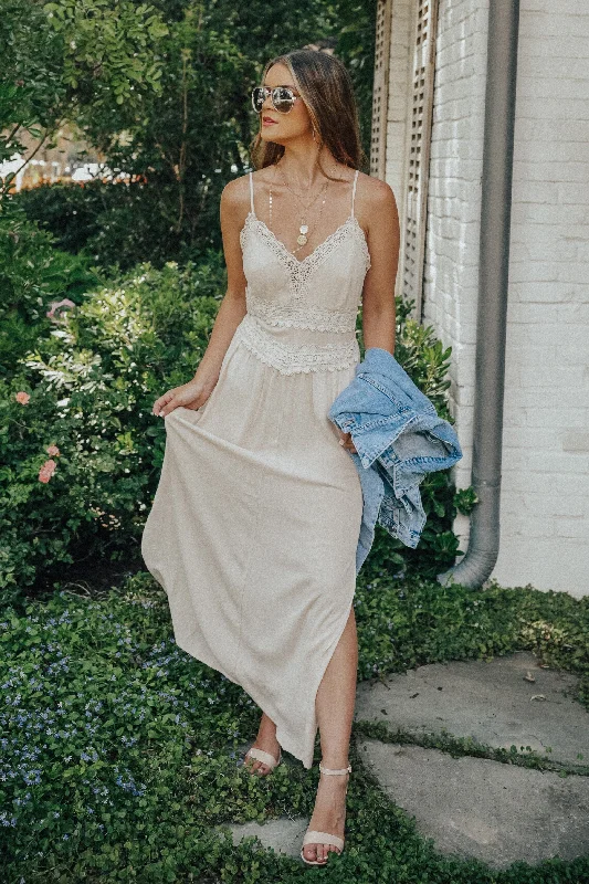 Trendy wedding guest maxi dresses-Toned Up Maxi Dress