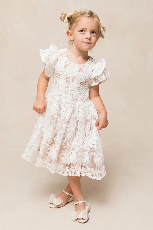 mini dresses-springtime party wearMini Hattie Dress in White Lace