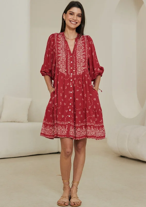 mini dresses-everyday trendy wearImogen Boho Mini Dress