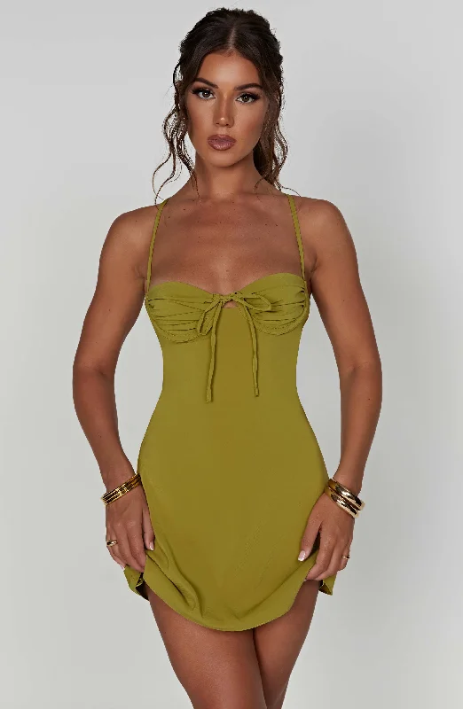 mini dresses-glam night lookRenee Mini Dress - Green