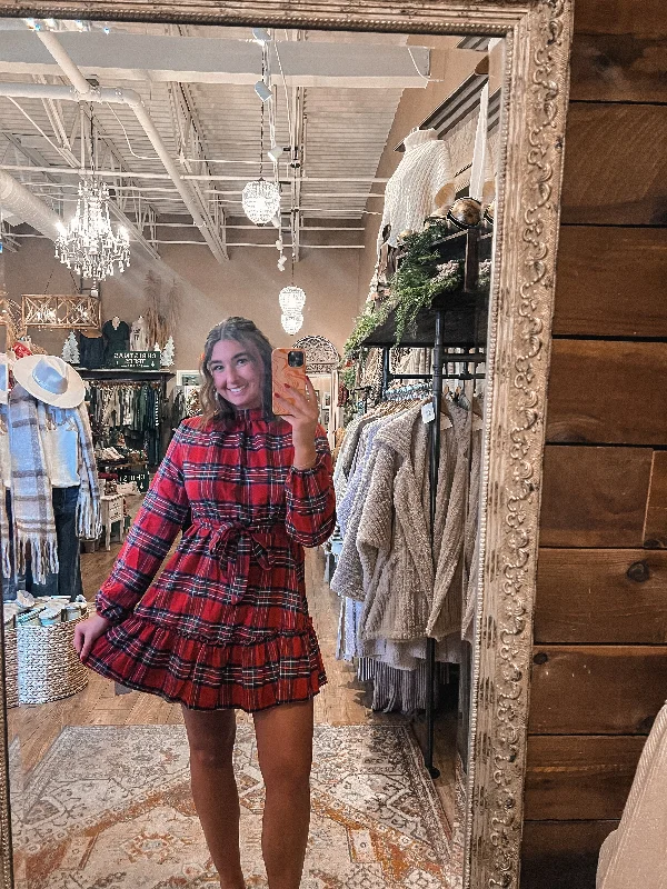 mini dresses-chic yet playful dressMini Plaid Dress