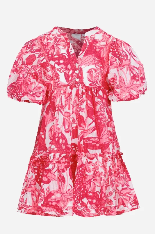 mini dresses-for casual summer chicKids Mini Dress Aria - Pink Jengel