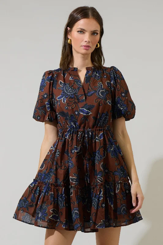 mini dresses-everyday casual wearMarlina Floral Noella Shift Mini Dress