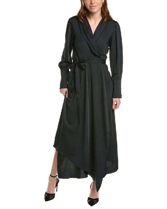 Midi dresses with unique design elements-BCBGMAXAZRIA Midi Wrap Dress