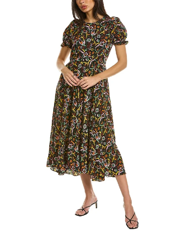 Midi dresses for a fun and casual day-Ted Baker Dabney Midi Dress