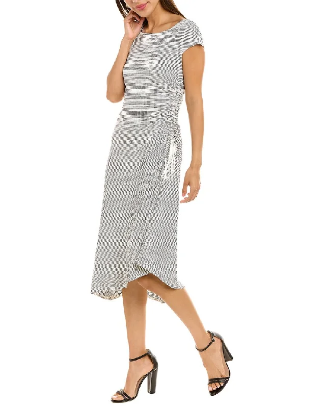 Midi dresses for business-casual occasions-Max Studio Crinkled Midi Dress