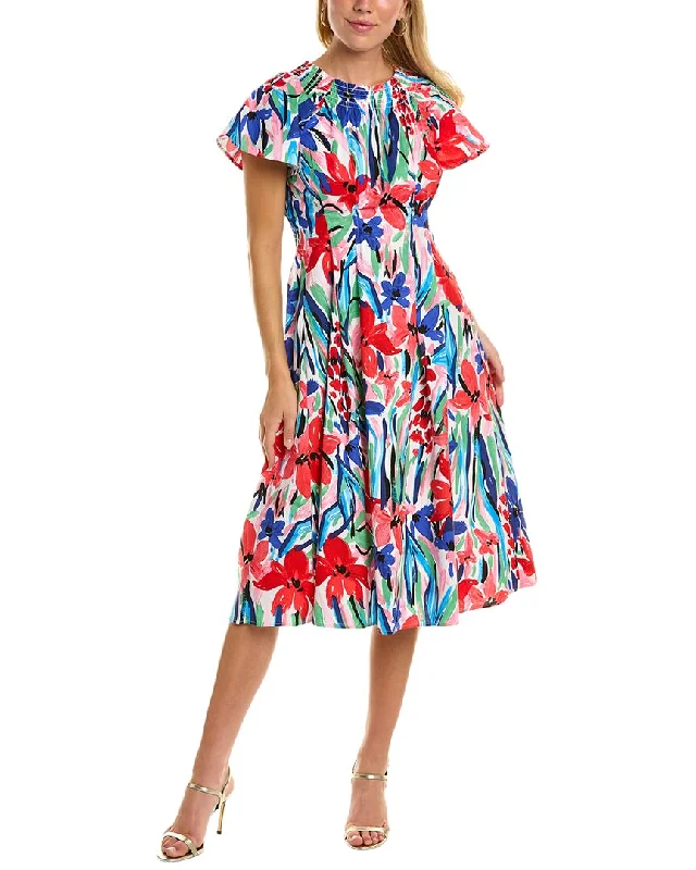 Midi dresses for an elegant brunch-Maggy London Poplin Midi Dress