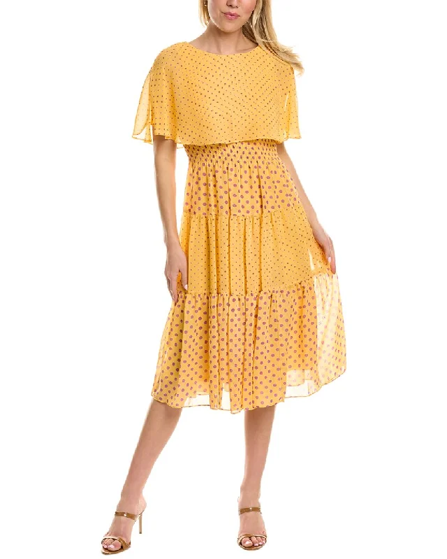 Midi dresses for an afternoon at the park-Maison Tara Tiered Midi Dress