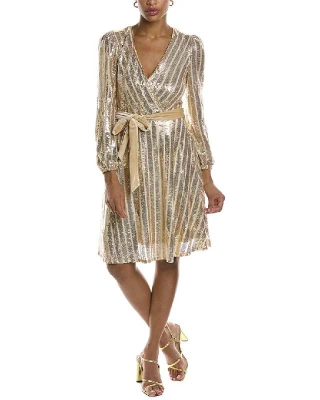 Casual midi dresses with relaxed fits-Nanette Lepore Sequined Midi Dress