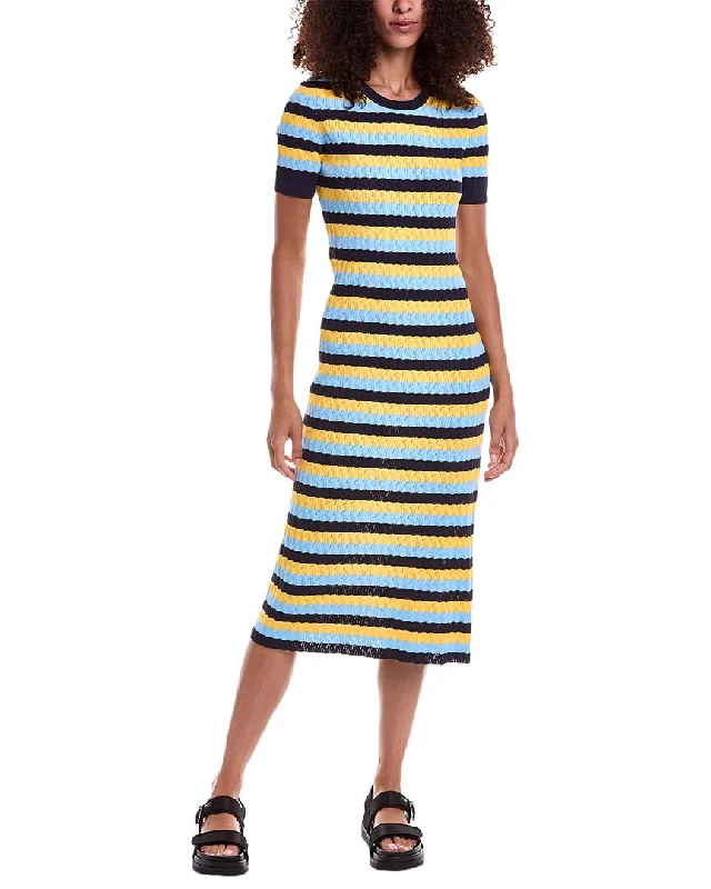 Midi dresses for a chic garden dinner-Jason Wu Pointelle Midi Dress