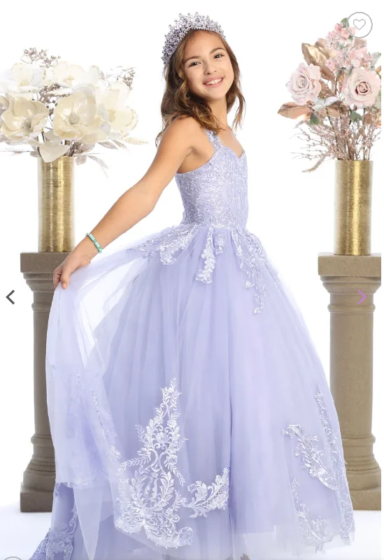 Evening dress for romantic event-Lilac Ballgown Dress