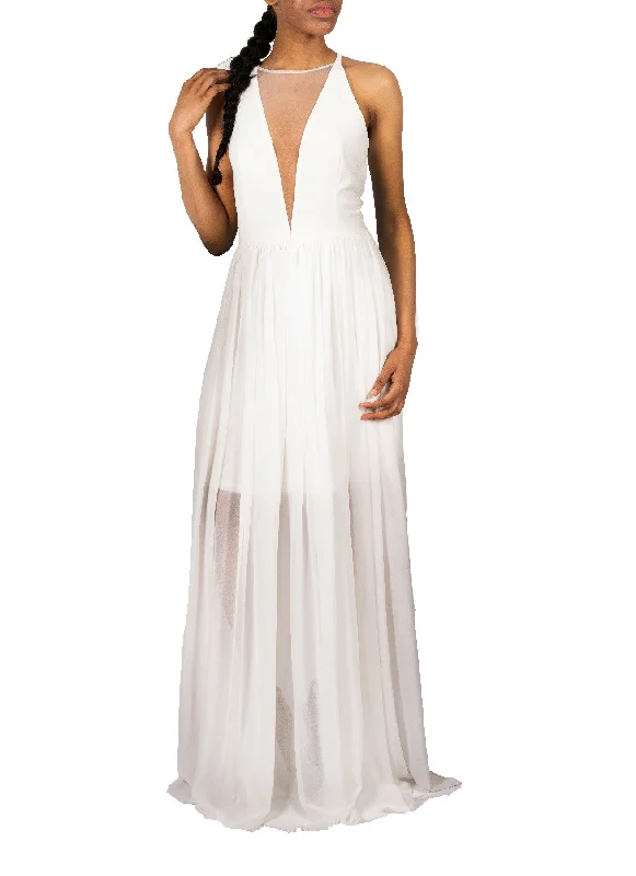 Evening dress for exclusive gathering-DRESS THE POPULATION-PATRICIA WHITE GOWN