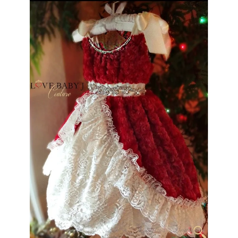 Evening dress for VIP gathering-Scarlet Gown - Red Minky Dress