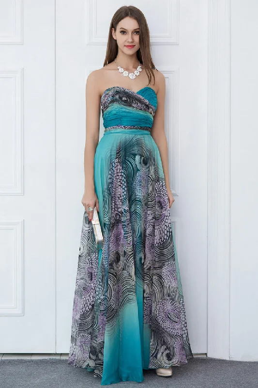 Evening dress for a fabulous event-Leopard Strapless Gown