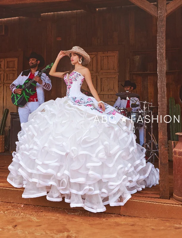 Evening dress for fabulous reception-3-Piece Charro Quinceanera Dress by Ragazza M51-151