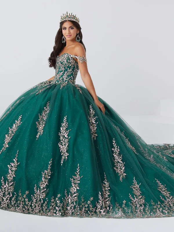 Evening dress for high-end gathering-Applique Sweetheart Quinceanera Dress by Fiesta Gowns 56466