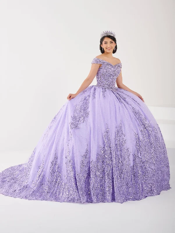 Evening dress for exclusive evening-Beaded Off Shoulder Quinceanera Dress by Fiesta Gowns 56501