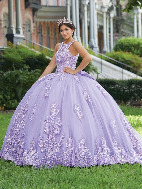 Evening dress for high-profile party-Halter Quinceanera Dress by House of Wu 26032