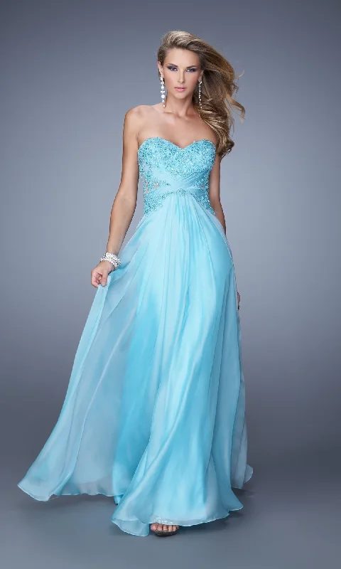 Evening dress for elegant celebration-Long La Femme Gown 20762