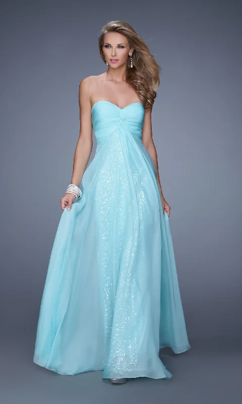 Evening dress for celebrity-inspired event-Long La Femme Gown 21148