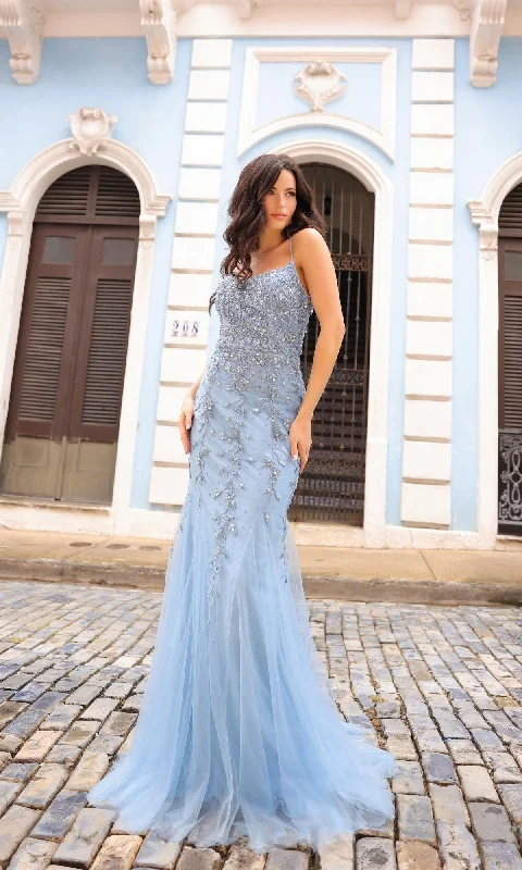 Elegant maxi dresses for evening parties-Formal Long Dress A1376 By Nox Anabel