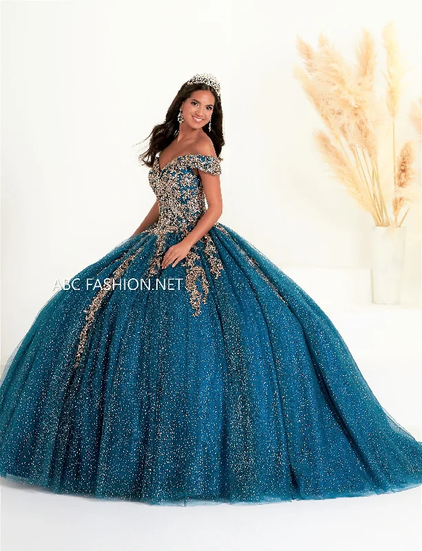 Evening dress for elite gathering-Off Shoulder Quinceanera Dress by Fiesta Gowns 56453