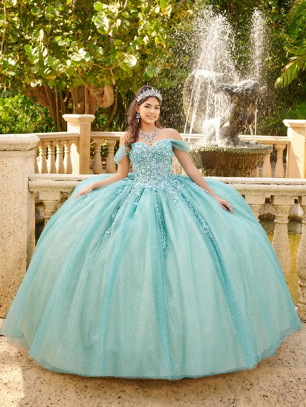 Evening dress with low back-Off Shoulder Quinceanera Dress by LizLuo Fiesta 56517