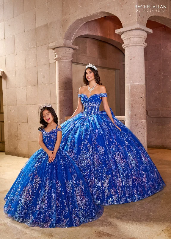 Evening dress for luxurious affair-Off Shoulder Quinceanera Dress by Rachel Allan RQ1146