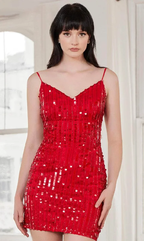 SCALA 70180 - Sleeveless Embellished Cocktail Dress